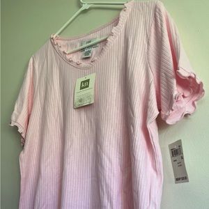 Karen Neuburger Pink Pajama Solid Day Dream Top XL NEW